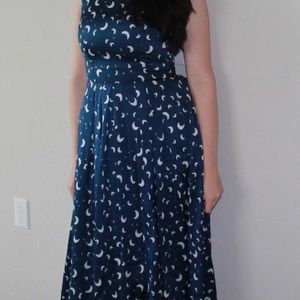 Moon midi dress